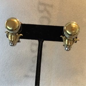 Lagos 18k gold and silver Arcadian earrings